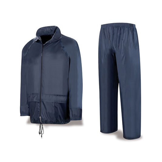 METEO TRAJE AGUA INGENIERO POLIÉSTER/PVC AZUL